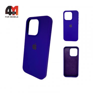 Чехол Iphone 15 Pro Silicone Case, 30 фиолетового цвета