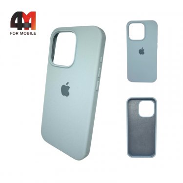 Чехол Iphone 15 Pro Silicone Case, 43 сизого цвета