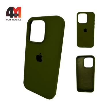 Чехол Iphone 15 Pro Silicone Case, 48 болотного цвета