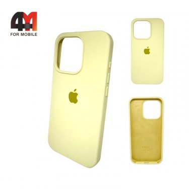Чехол Iphone 15 Pro Max Silicone Case, 51 ванильного цвета
