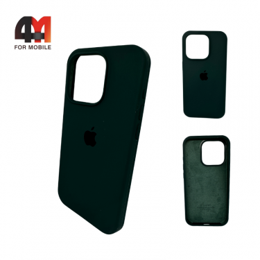 Чехол Iphone 15 Pro Silicone Case, 49 темно-бирюзового цвета