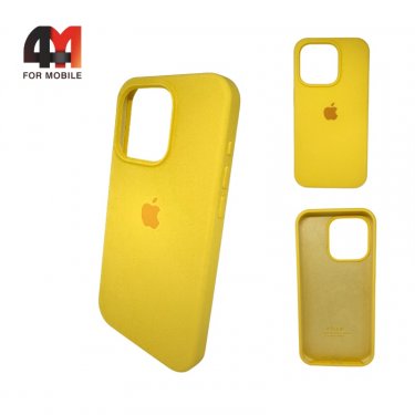Чехол Iphone 15 Pro Max Silicone Case, 4 янтарного цвета