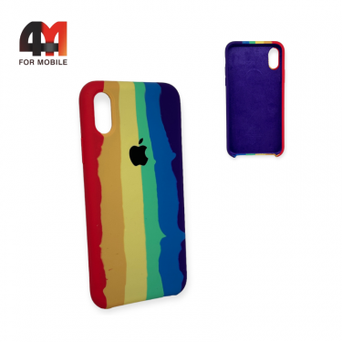 Чехол Iphone X/Xs Silicone Case, цветной
