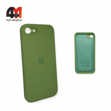 Чехол Iphone 7/8/SE 2020/SE 2022 Silicone Case Squared, 1 зеленого цвета