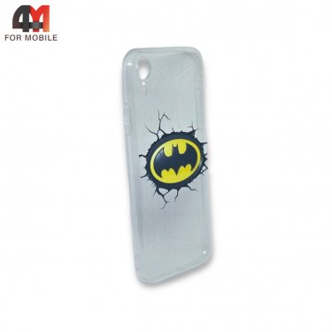 Чехол Iphone XR силиконовый с рисунком, бэтмен