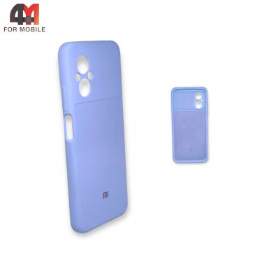 Чехол Xiaomi Poco M5 силиконовый, Silicone Case, лавандового цвета