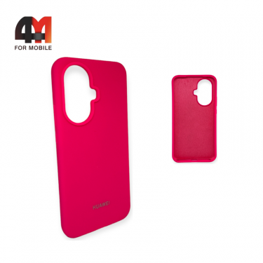 Чехол Huawei Nova 11 Silicone Case, ярко-розового цвета