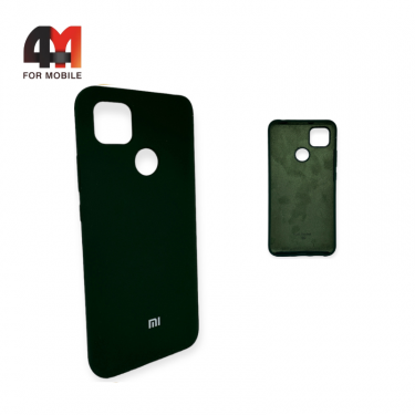 Чехол Xiaomi Redmi 9C/Redmi 10A Silicone Case, темно-зеленого цвета