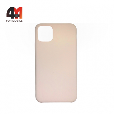 Чехол Iphone 11 Pro Max силиконовый, Silicone Case, пудрового цвета, TOTU