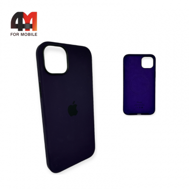 Чехол Iphone 14 Plus Silicone Case + MagSafe, Elderberry