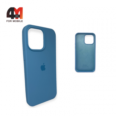 Чехол Iphone 14 Pro Max Silicone Case, 53 небесного цвета