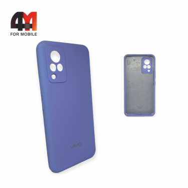 Чехол Vivo V21 4G/5G Silicone Case, лавандового цвета