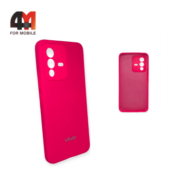 Чехол Vivo V23 5G Silicone Case, ярко-розового цвета