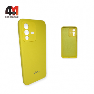 Чехол Vivo V23 5G Silicone Case, желтого цвета