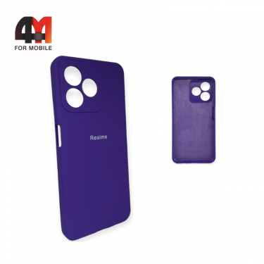Чехол Realme C53 Silicone Case, фиолетового цвета
