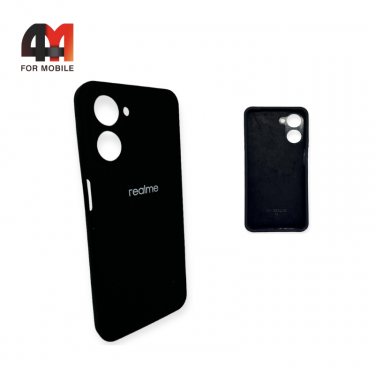 Чехол Realme 10 4G Silicone Case, черного цвета
