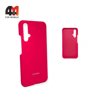 Чехол Huawei Honor 20/Nova 5T Silicone Case, ярко-розового цвета
