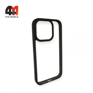Чехол Iphone 15 Pro Max пластиковый, серого цвета, Ipaky