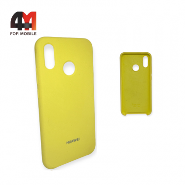Чехол Huawei P20 Lite/Nova 3E Silicone Case, желтого цвета