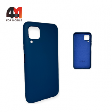 Чехол Huawei P40 Lite/Nova 6Se/Nova 7i Silicone Case, темно-синего цвета