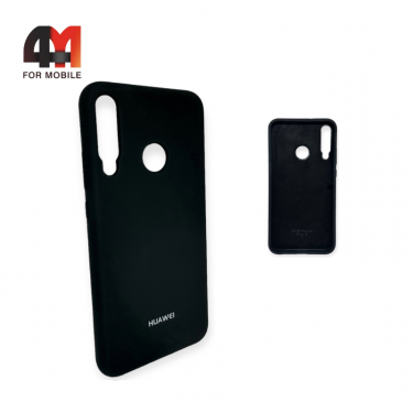 Чехол Huawei P40 Lite E/Y7P/Honor 9C Silicone Case, черного цвета