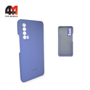 Чехол Huawei P Smart 2021 Silicone Case, лавандового цвета