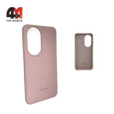 Чехол Huawei P50 Silicone Case, пудрового цвета