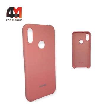 Чехол Huawei Y6 2019/Honor 8A/Y6s Silicone Case, персиковый цвет
