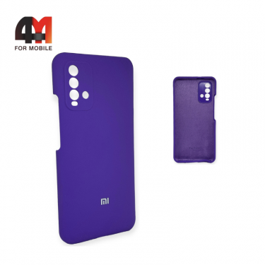 Чехол Xiaomi Redmi 9T Silicone Case, фиолетового цвета