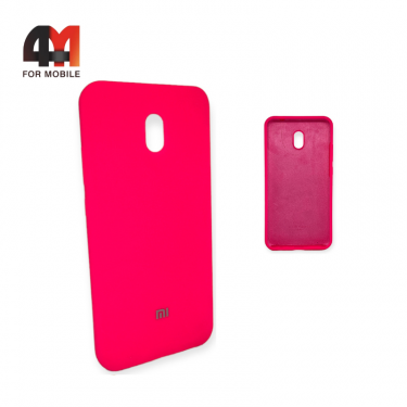 Чехол Xiaomi Redmi 8A Silicone Case, ярко-розового цвета